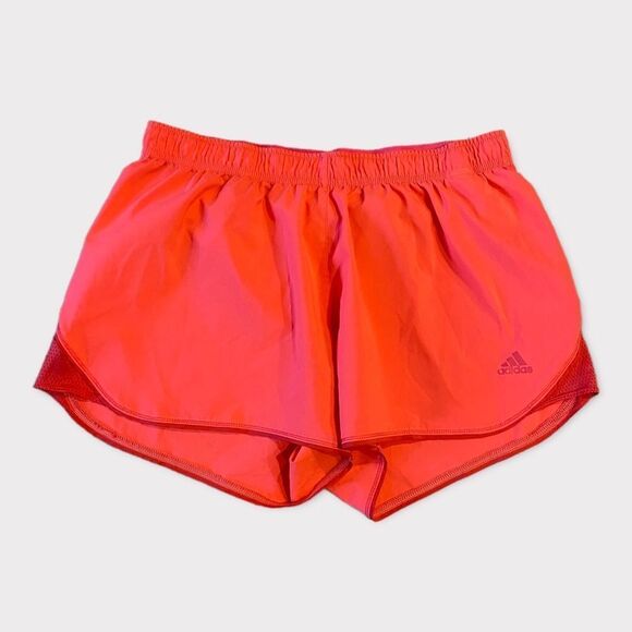 adidas Pants - Adidas Neon Orange Athletic Running Outdoor Shorts